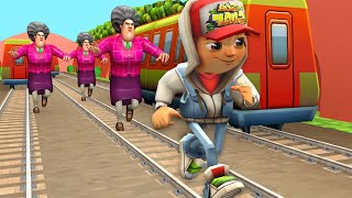 Scary Teacher 3D vs Subway Surfers [upl. by Cherilyn]