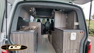 VW T6 Campervan with fixed toilet [upl. by Harikahs]