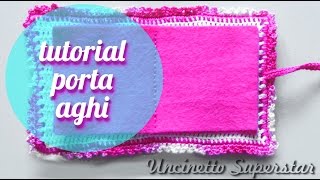 Tutorial porta aghi a Uncinetto  Set cucito a Uncinetto [upl. by Rattan]