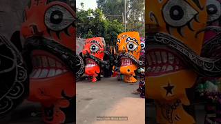 Ravan Kaise banta hai😱😨। making dushhera shortsvideo [upl. by Garlen]