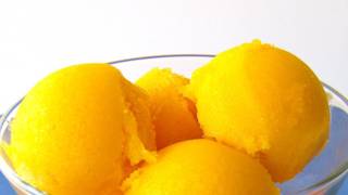 Mango Sorbet Recipe  by Laura Vitale  Laura in the Kitchen Episode 161 [upl. by Carla]