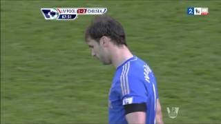 Suarez bites Branislav Ivanovic REAL FOOTAGE  full HD [upl. by Nahpos]