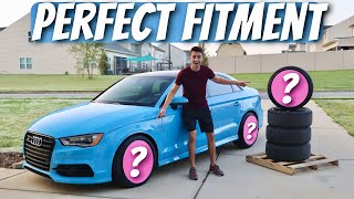 Wifes Audi S3 Gets Custom ESR Wheels and Michelin Tires [upl. by Ettenauq]