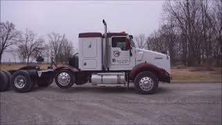 2001 Kenworth T800 semi truck for sale  noreserve Internet auction March 29 2018 [upl. by Alix497]