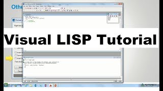 Visual LISP for AutoCAD Tutorial [upl. by Mirilla]