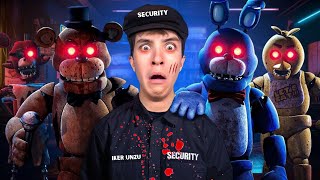 SOBREVIVÍ A LOS 5 ANIMATRÓNICOS DE FIVE NIGHTS AT FREDDYS EN LA VIDA REAL [upl. by Suirradal534]