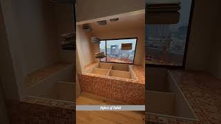 travel hotel staycation interiordesign luxury animation 3dinterior bedroom 🏠🏡 3danimition [upl. by Werner311]