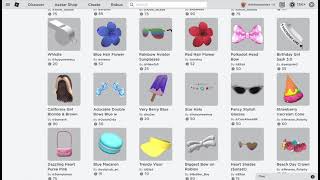 Preppy ROBLOX shopping spree [upl. by Henrik]