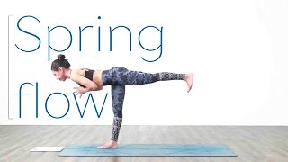 Beginner yoga  Spring flow  Beginner Vinyasa flow class [upl. by Clementia]