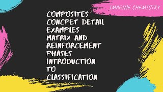 Composite materials Matrix and Reinforcement Introduction to classification of composite materials [upl. by Lihcox]