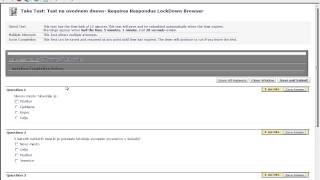 Reševanje testa v programu Respondus LockDown Browser [upl. by Mosby20]