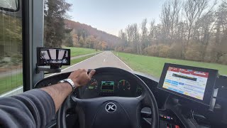 Bus Driving Pov Germany  Black Forest line  Todtnau Waterfall [upl. by Andria988]