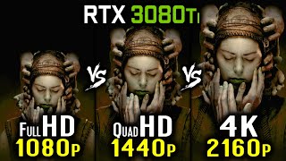 Senuas Saga Hellblade 2 RTX 3080 Ti  1080p vs 1440p vs 2160p 4K Benchmark  XeSS FSR 30 DLSS [upl. by Zadack]