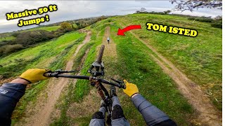 Woodys Bike Park is Epic Massive Jumps and Sick Tracks with UK Pro Rider Tom Isted [upl. by Rodmun834]