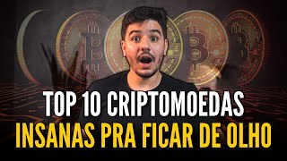 AS 10 MAIORES CRIPTOMOEDAS DO MUNDO [upl. by Fischer6]