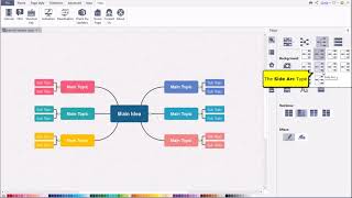 EdrawMind formerly MindMaster Tutorial  How to Change the Mind Map Connector Style [upl. by Alcina]