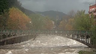 Inondations en Ardèche le niveau de la Volane inquiète [upl. by Sapphera977]