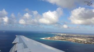 Aterrizaje en el Aeropuerto Reina Beatrix AUA  TNCA de Aruba en un Fokker 70 de Insel Air [upl. by Ffej768]