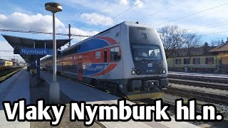 Vlaky Nymburk hln provoz 2422024 [upl. by Elik]