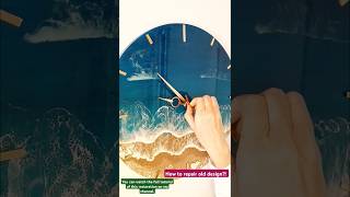 How to restore an old resin clock🌊 [upl. by Rajiv428]