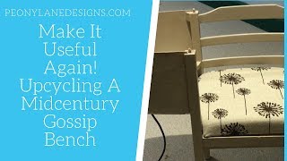 Upcycle a Gossip Bench to Make it Useful Again [upl. by Soraya337]