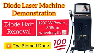 The Power of Light Understanding Diode Laser Machines for Hair Removal  Biomed dude diodelaser [upl. by Stormy]