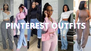 Recreating Pinterest Outfits 2022  Pinterest Fashion [upl. by Adieren]