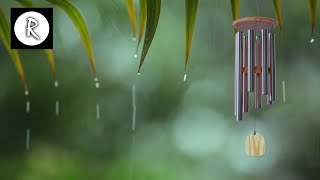 Chimes Rain Thunder amp Wind Ambiance 12 Hours for MeditationSleepRelaxingInsomnia Nature Sounds [upl. by Waal]