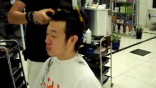 japan nakata style hair cut part 1 [upl. by Bee]