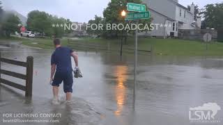 06212018 Marysville Ohio Major Flash Flooding [upl. by Brockie]