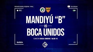 EN VIVO  Final Torneo de Reserva Mandiyú VS Boca Unidos [upl. by Marlane419]