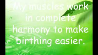 Hypnobirthing Affirmations and Visualisations 2 [upl. by Massey]