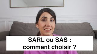 SARL ou SAS  quelles différences [upl. by Adigirb393]