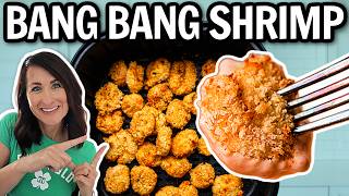 The BEST Air Fryer Bang Bang Shrimp with Bang Bang Sauce  FAST AND EASY [upl. by Adelheid716]