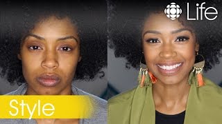 How To Cover Dark Skin Marks and Hyperpigmentation  Makeba Lindsay  CBC Life [upl. by Missak]