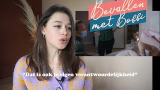 Bevallen met Bobbi Doula reageert  Thuisbevalling  badbevalling  vliezen breken [upl. by Cookie]