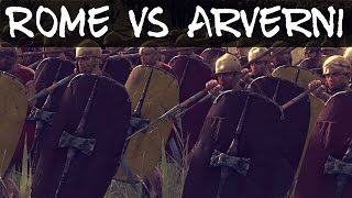 Total War Rome 2 Online Battle 104 Rome vs Arverni [upl. by Fennelly428]