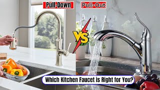 PullDown vs PullOut Faucet Which is Right for You [upl. by Adnoraj456]