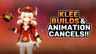 Klee Build Guide  Best Artifacts Weapons and Animation Cancels for Klee DPS  Gesnhin Impact [upl. by Yerg]