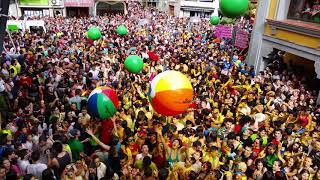 Impresionante ambiente durante el cañonazo de Fiestas de Aranda 2015 [upl. by Veal]