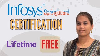 Infosys Springboard Certification  Free Certification for everyone [upl. by Aristotle]