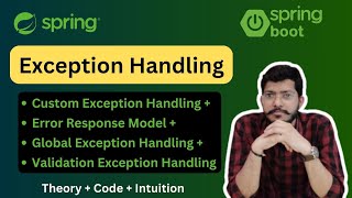 Exception Handling in Spring Boot  Lec24 Spring Framework Bootcamp [upl. by Dajma]