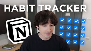 Building a Habit Tracker in Notion with CHARTS [upl. by Ireg]
