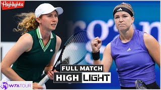 Cristina Bucsa vs Karolina Muchova Full Match Highlights  WTA China Open 2024 [upl. by Mcclain]