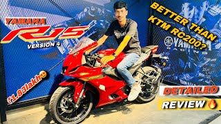 2024 Yamaha R15 V4 Detailed Review Yamaha R15 V4 Onroad PriceMileage and Full Details r15v4 [upl. by Clova]