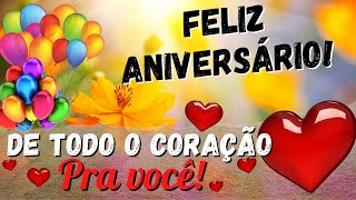 19 de OUTUBRO  MENSAGEM DE ANIVERSÁRIO INSPIRADORA🎁Belíssima  De todo o coração pra você [upl. by Laehplar]