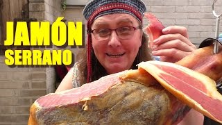 Jamón serrano  výborná španělská sušená šunka pro gurmány [upl. by Jareb]