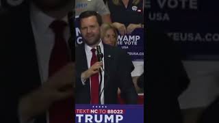 Crowd Boos Reporter for Asking JD Vance If Trump Campaign Still Endorses Mark Robinson [upl. by Parrie258]