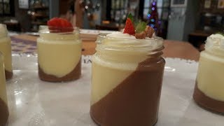 Receta dulce mousse de chocolate y garrapiñadas de almendras [upl. by Eatnahc837]