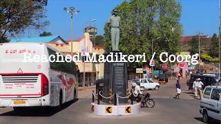 Mysore to Coorg  Madikeri  Mercara  Road Trip on Mercedes Benz GLC 220D [upl. by Anaib]